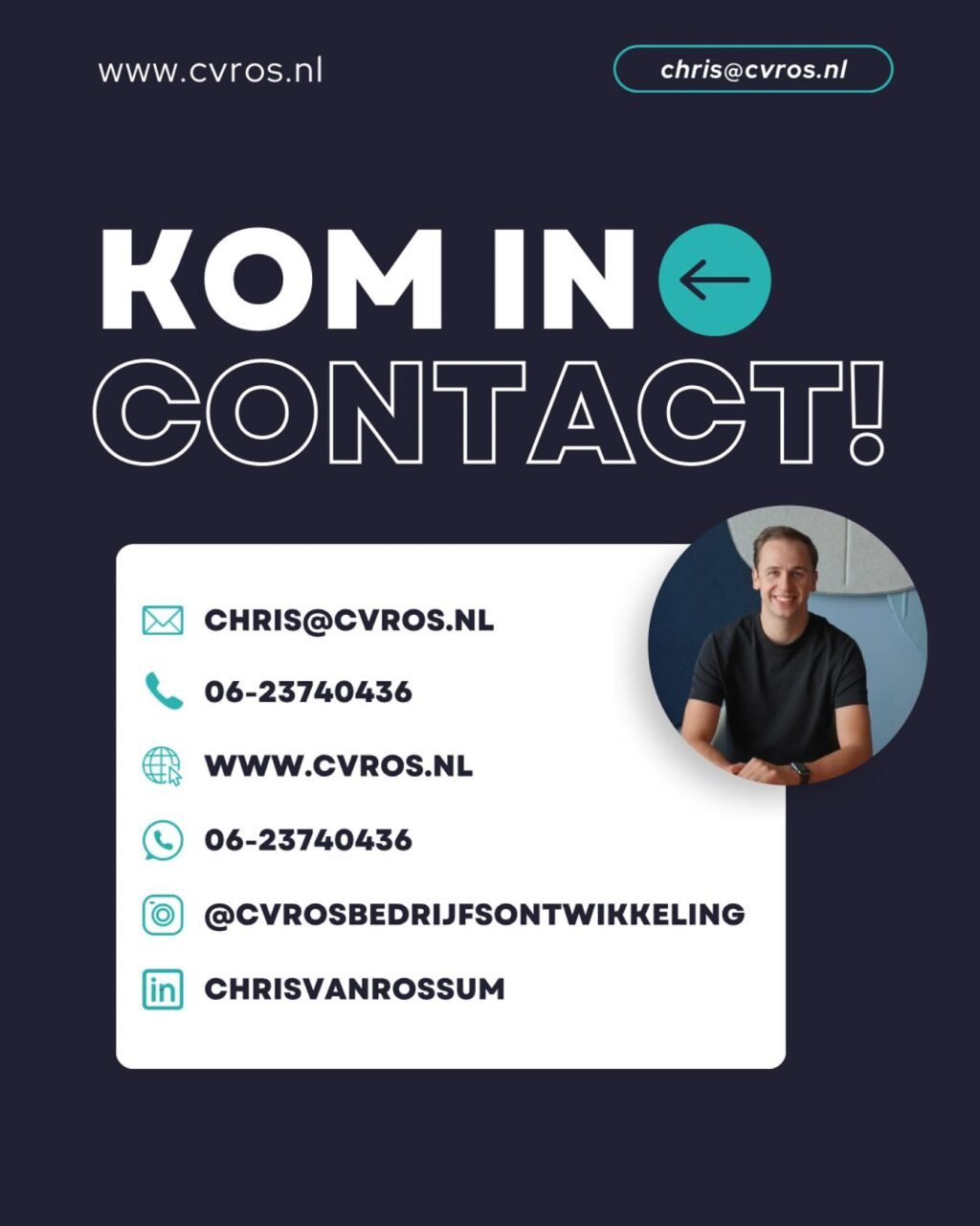 Instagram post from cvrosbedrijfsontwikkeling. This post is in position 3.